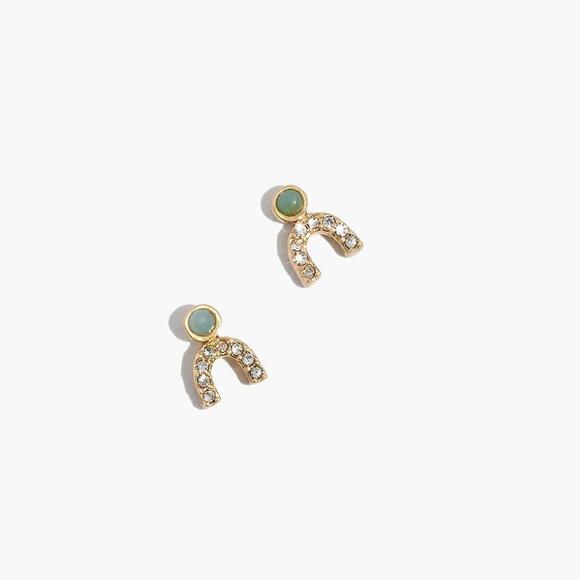 Madewell Jewelry - Madewell Tiny Jewels Amazonite Stud Earrings